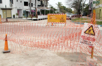 Cortes y demoras en el centro de Resistencia por las obras de bacheo