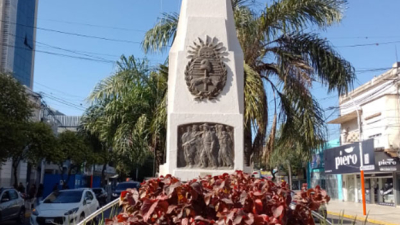 Resistencia con actos patrióticos