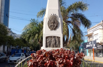 Resistencia con actos patrióticos