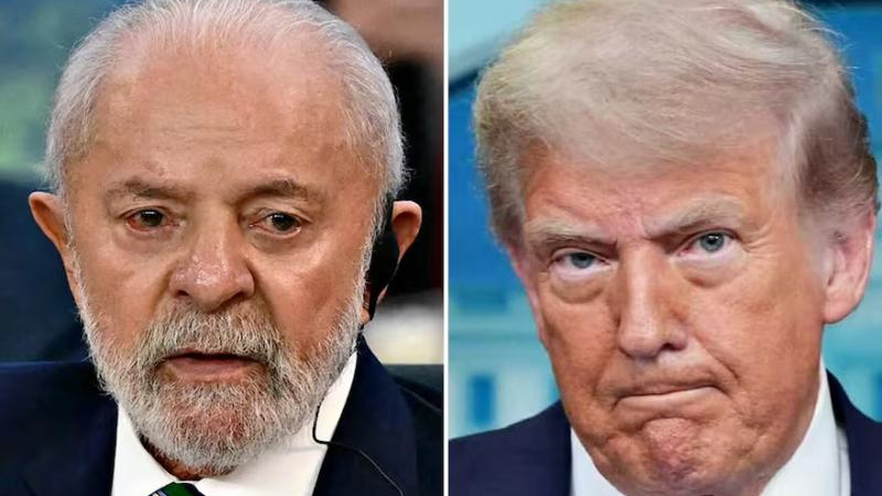 Se profundiza la pelea entre Donald Trump y "Lula" Da Silva