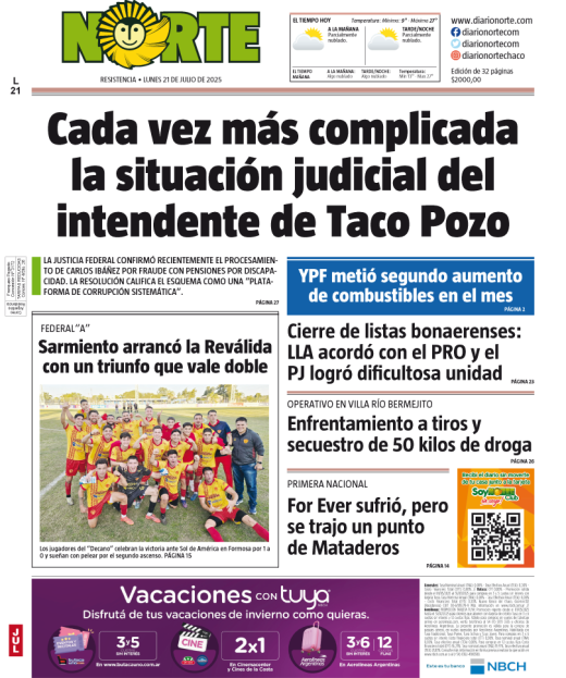 Edición del 21/07/2025
