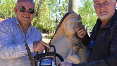 Aldo Leiva: "La motosierra crea arte pero un psicópata la usa para destruir"