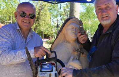 Aldo Leiva: "La motosierra crea arte pero un psicópata la usa para destruir"