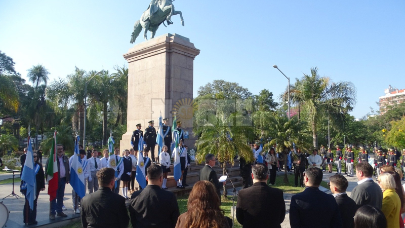 Zdero instó a recuperar los valores de la tolerancia y el respeto en los actos en homenaje a San Martín