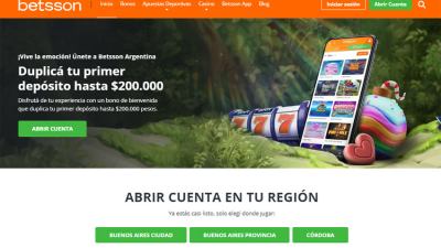 Betsson lidera el casino en Argentina: Descubre en qué provincias y ciudades opera