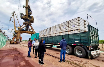 Exportan 22 toneladas de hilado de algodón con destino a Paraguay