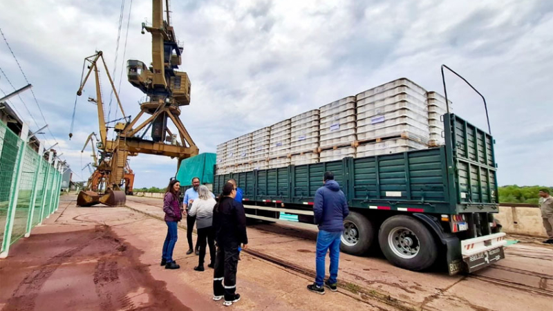 Exportan 22 toneladas de hilado de algodón con destino a Paraguay