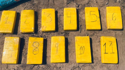 Secuestran más de 11 kilos de cocaína y detienen a un sospechoso