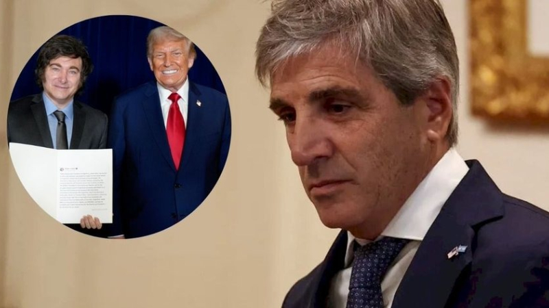 Caputo y el equipo económico permanecerán en EEUU hasta que Milei se reúna con Trump