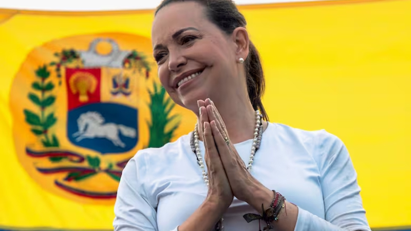 Premio Nobel de la Paz 2025 para María Corina Machado por su lucha por la democracia en Venezuela