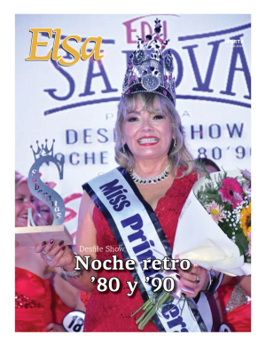 Desfile show: noche retro '80 y '90