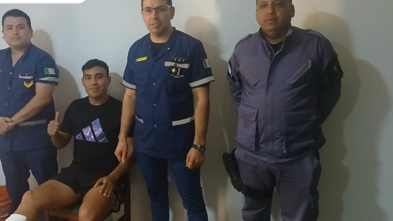 Policía herido en enfrentamientos en Villa Río Bermejito evoluciona favorablemente