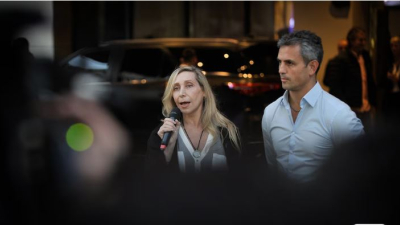 Karina Milei: "Estamos muy contentos, vamos a seguir esperando los números"
