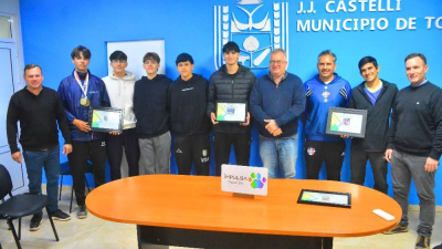 Castelli reconoció a sus jóvenes destacados en los Juegos Evita 2025