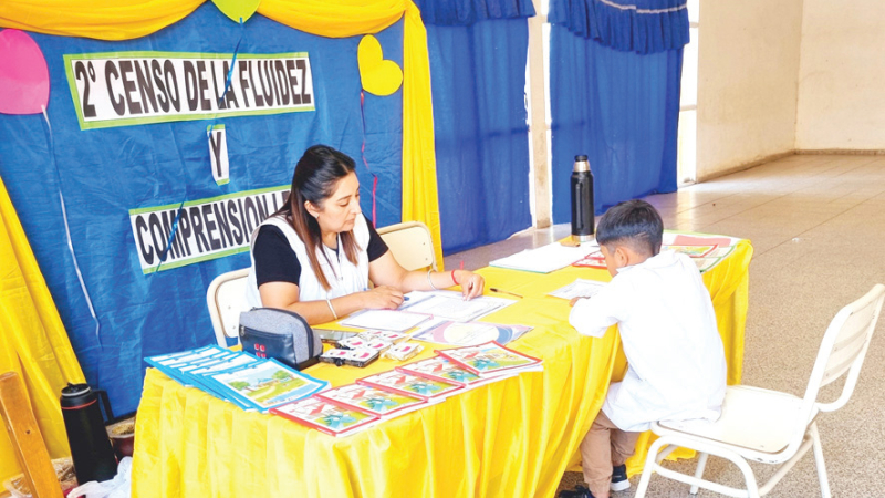 Censo de fluidez y comprensión lectora en las escuelas primarias