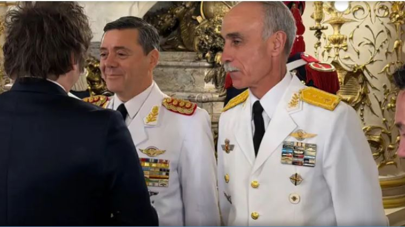 Milei ascendió formalmente a Presti antes de que asuma como ministro de Defensa