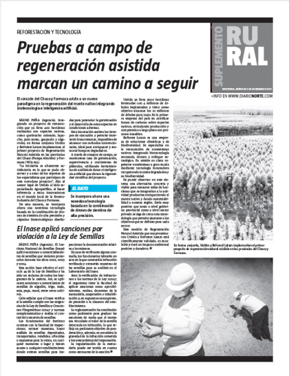 Pruebas a campo de regeneración asistida marcan un camino a seguir
