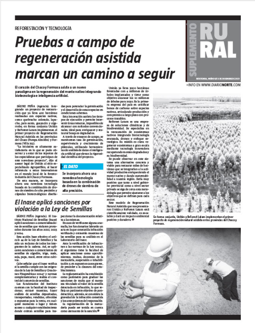 Pruebas a campo de regeneración asistida marcan un camino a seguir