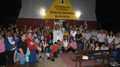 Actividades religiosas del padre Julián Duarte en Paso de Oso