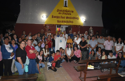 Actividades religiosas del padre Julián Duarte en Paso de Oso