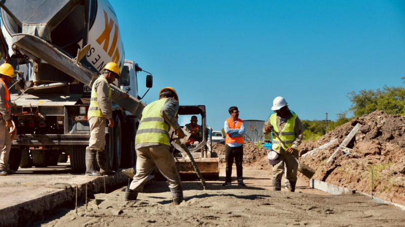 Avanzan las obras de bacheo y mantenimiento en la ruta provincial N° 1