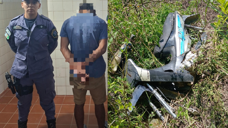 En pocas horas la policía recuperó otra moto robada