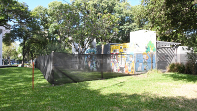 Por obras en baños de la plaza, instalarán sanitarios químicos