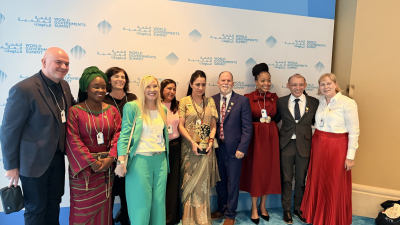 Gloria Cisneros y una experiencia inolvidable: quedó entre los 10 finalistas al Nobel de la Educación 2026