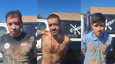 Quiénes son los tres implicados en la persecución y el vuelco en Villa Don Andrés