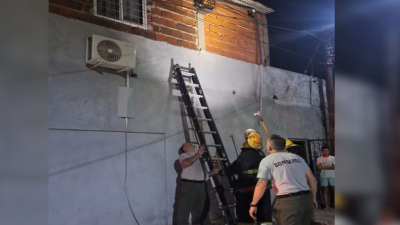 Hallaron muerto a un joven tras un principio de incendio en una panadería