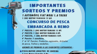 Inscriben para la XXIII Fiesta Nacional de la Corvina