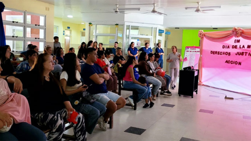 El centro de salud "El Pucú" brindó una charla sobre prevención del HPV