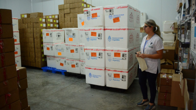 Llegaron las primeras dosis antigripales al Chaco