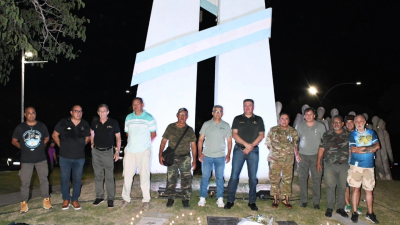 Emotiva vigilia por Malvinas en Resistencia: memoria, homenaje y compromiso colectivo