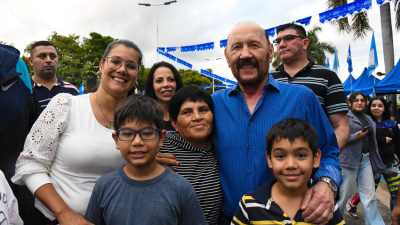 El Gobernador y Vicegobernador acompañaron la "Carrera Azul"
