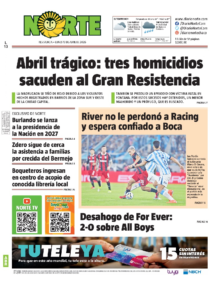 Edición del 13-04-2026