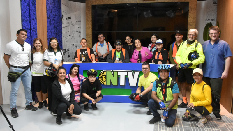 El Subite a la Bici visitó NORTE Multimedios