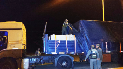 Hallaron 18 kilos de cocaína ocultos entre tirantes de madera en un camión rumbo a Buenos Aires