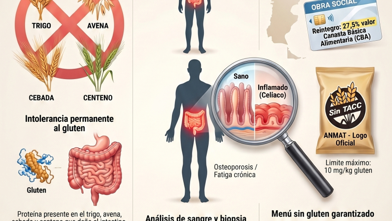 La enfermedad celíaca y el caso ejemplar de la Argentina
