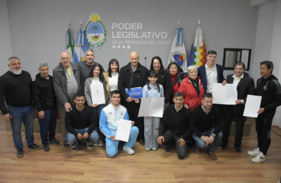 Reconocieron a jóvenes deportistas que brillan en competencias nacionales e internacionales