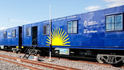 El Tren 25 de Mayo llegó al Chaco: desde este lunes brindará atención médica y trámites gratuitos en Hermoso Campo