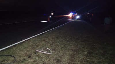 Murió un ciclista tras un violento choque con una camioneta en Colonia Aborigen