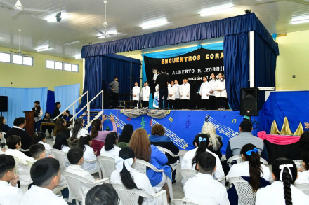 Prosiguen los Encuentros Corales Escolares del Nivel Primario