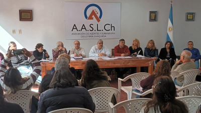 Agencieros de Lotería Chaqueña ratificaron su confianza en Juan Carlos Müller
