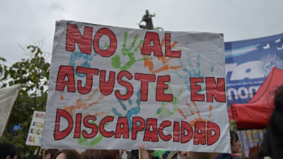 "En el Gobierno de Milei no hay presupuesto para las personas con discapacidad"