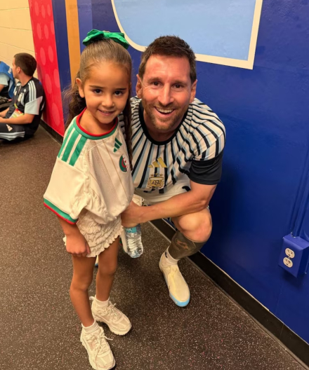 messi con Mila