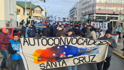 Santa Cruz: el salario de un policía no alcanza ni para el alquiler
