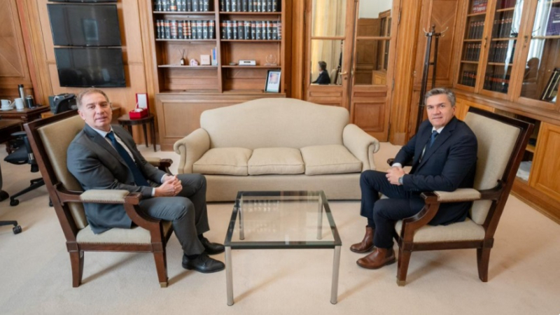 Zdero felicitó a Diego Santilli por su designación como jefe de Gabinete