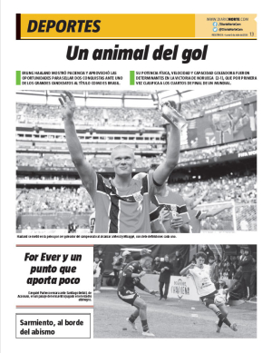Un animal del gol