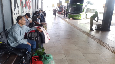 Menos turistas y más pasajeros locales en la última semana de vacaciones de invierno